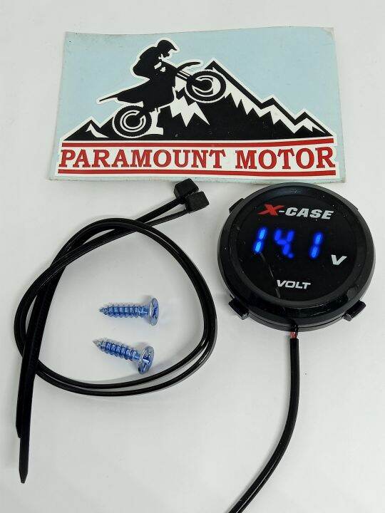 Voltmeter Aki Waterproof Bulat Model Rizoma Lazada Indonesia