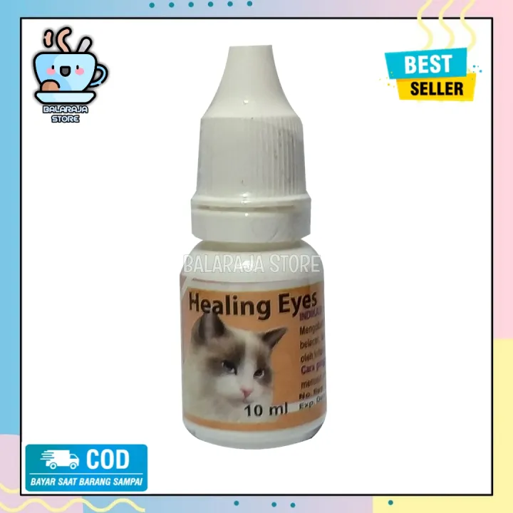 Obat Mata Kucing Sakit Bengkak Merah Belek Bercak Putih Healing Eyes