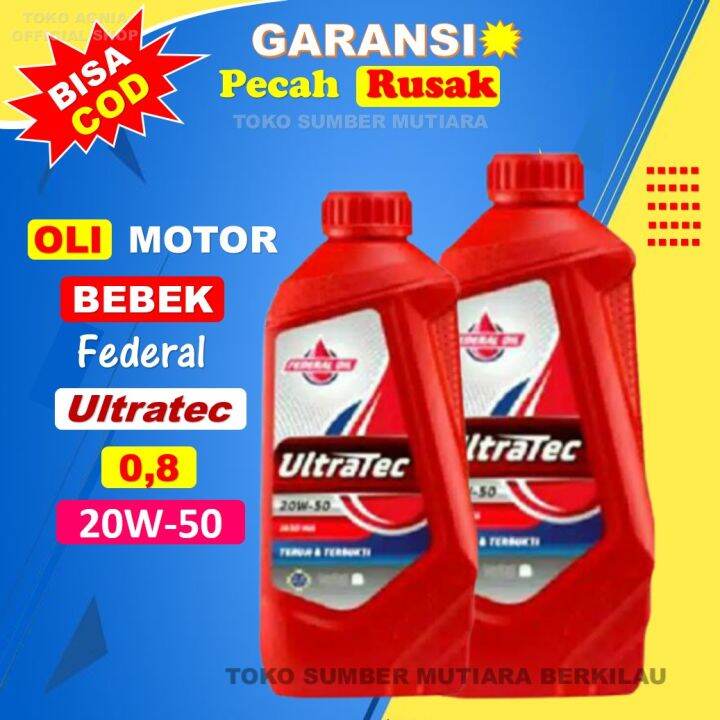 Oli Motor Bebek Federal Ultratec Ml Sae W Lazada Indonesia