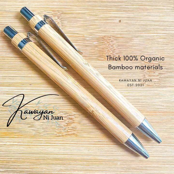 Personalized Bamboo Pen Laser Engraved Design Bamboo Pen Lazada Ph