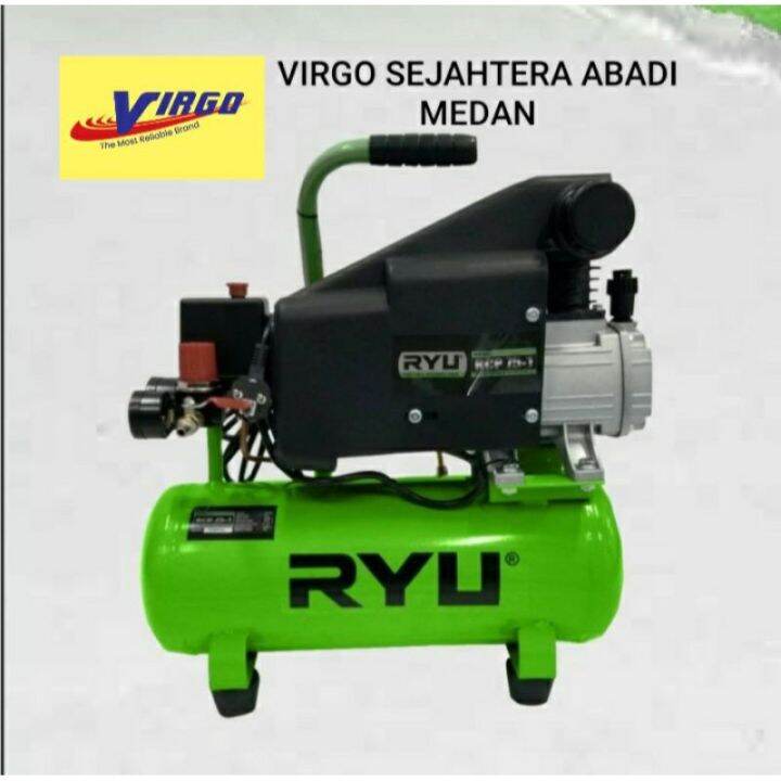 RYU RCP75 1 MESIN KOMPRESOR COMPRESSOR KOMPRESSOR 10 LITER 3 4 HP RYU