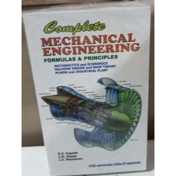 Complete Mechanical Engineering Formula And Principles Lazada PH