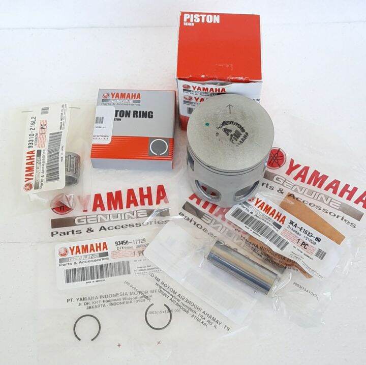 Seher Seker Piston Kit Rx King 0s 0 Standar Original Yamaha Lengkap