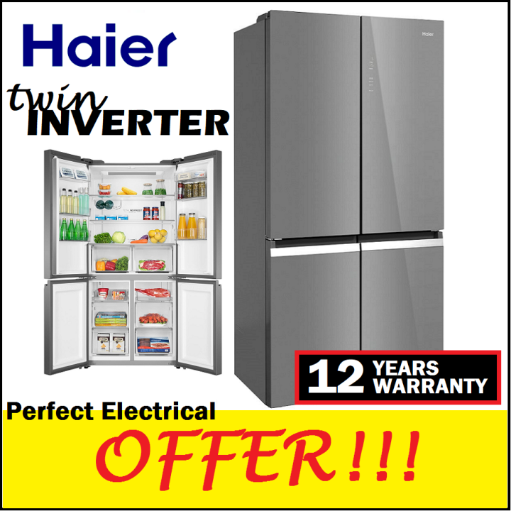 Hair Door Twin Inverter Refrigerator Htf Dgg Fridge Bottom