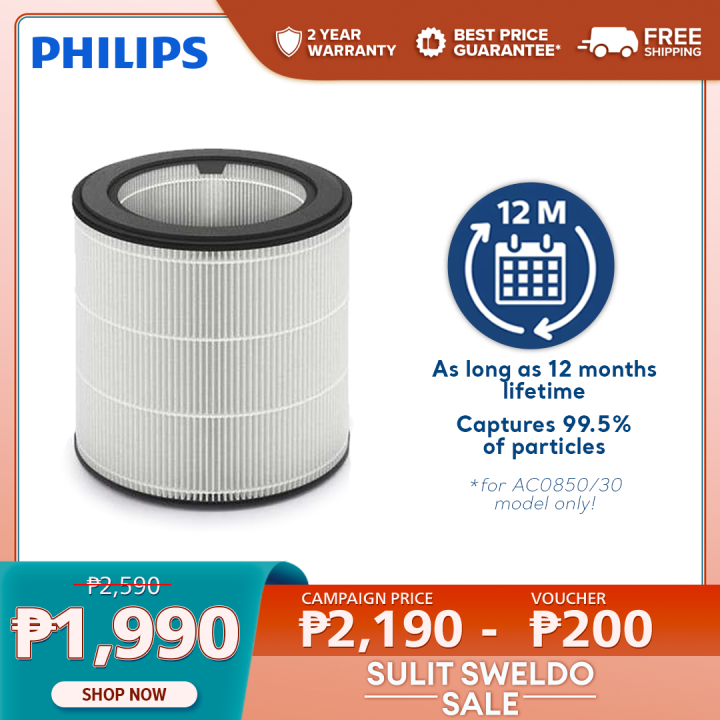 Philips Fy Air Purifier Nano Protect Hepa Filter Removes