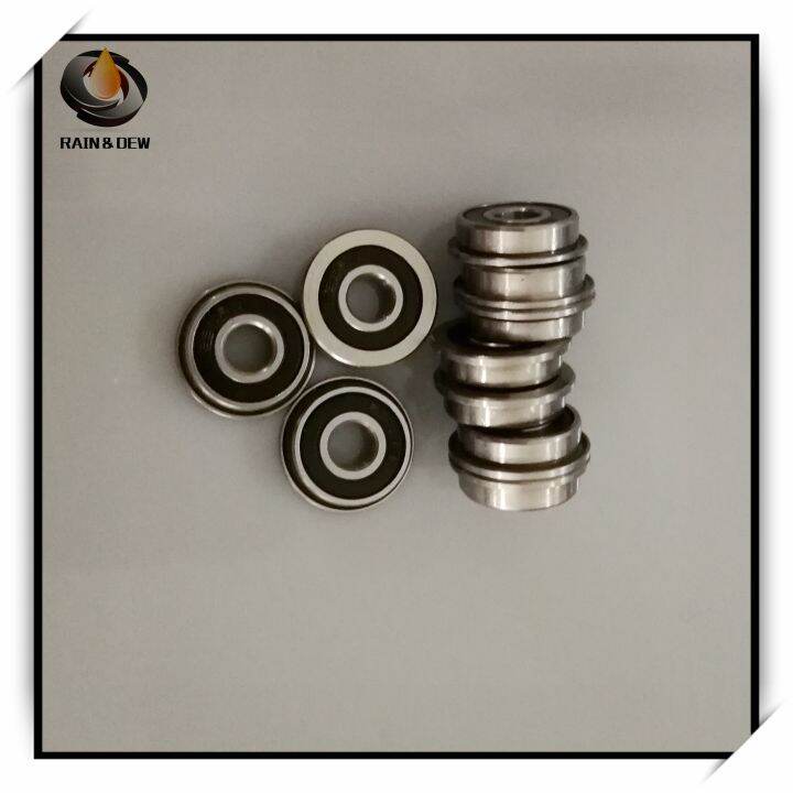 Pcs X X Mm Flange Bearing Mf Rs Abec Ball Bearings For D