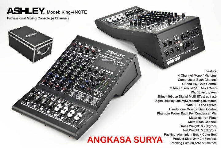 Mixer Ashley King Note Original Compressor King Note King Note