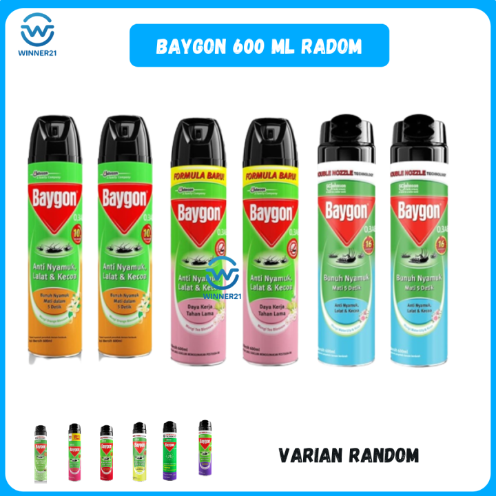 Baygon Semprot 600 ML Aerosol Obat Nyamuk Spray Extra Lazada Indonesia