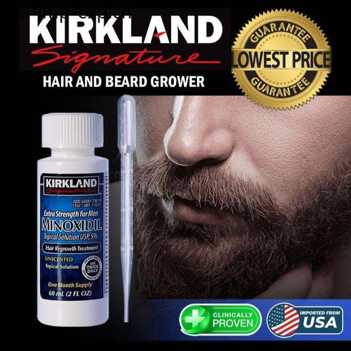 1 Bottle Kirkland Minoxidil 5 1 FREE Plastic Dropper 1 Month Supply