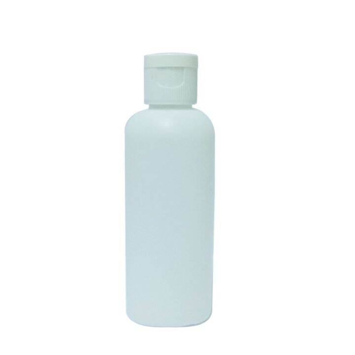 100pcs CPC HDPE FLIP TOP Coskin 100ml White Thick Plastic Empty Bottle