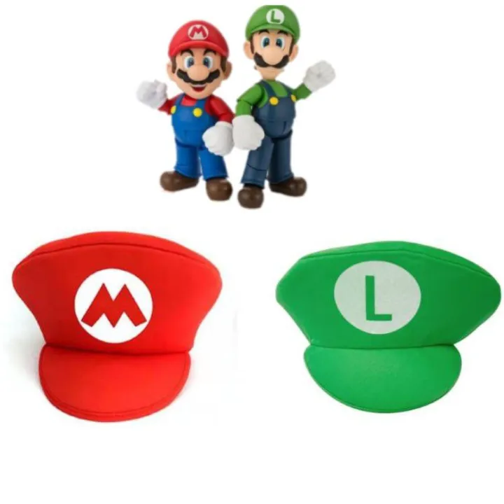 New Fashion Luigi Super Mario Bros Cosplay Adult Size Hat Cap Baseball