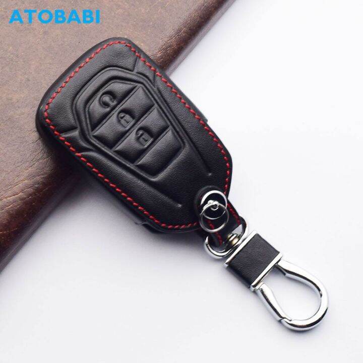 Atobabi Leather Car Key Case Keychain For Isuzu X Series Dmax D Max X