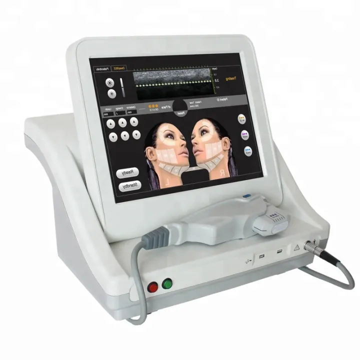 Non Invasive For Face And Body Slimming Portable Hifu Machine With 5PCS