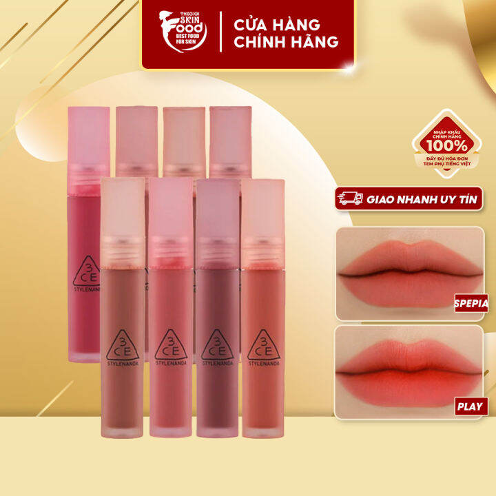 Son Kem Lì Mịn Mượt Nhẹ Môi 3CE Blur Water Tint 4 6g Lazada vn