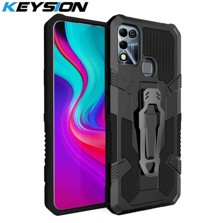 KEYSION Shockproof Armor Case For Infinix Hot 11 Play 10 9 10i Soft