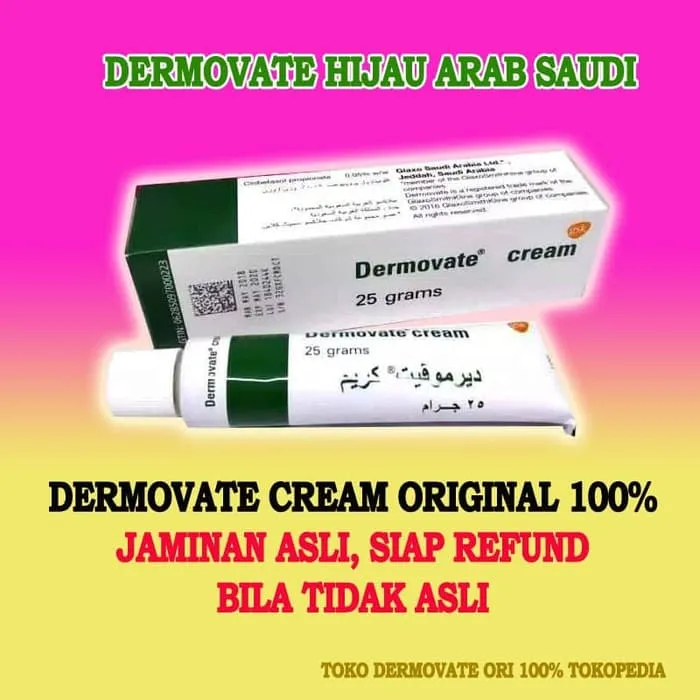 Dermovate Cream Original Warna Hijau Asli Dari Arab Saudi Dermovet Ori