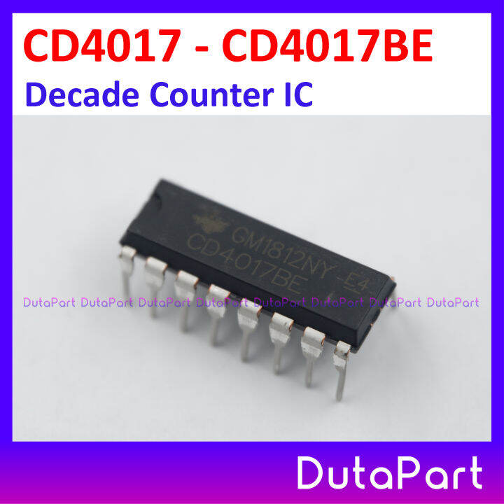 20 PCS CD4017 CD4017BE CD 4017 Decade Counter Divider IC DIP 16