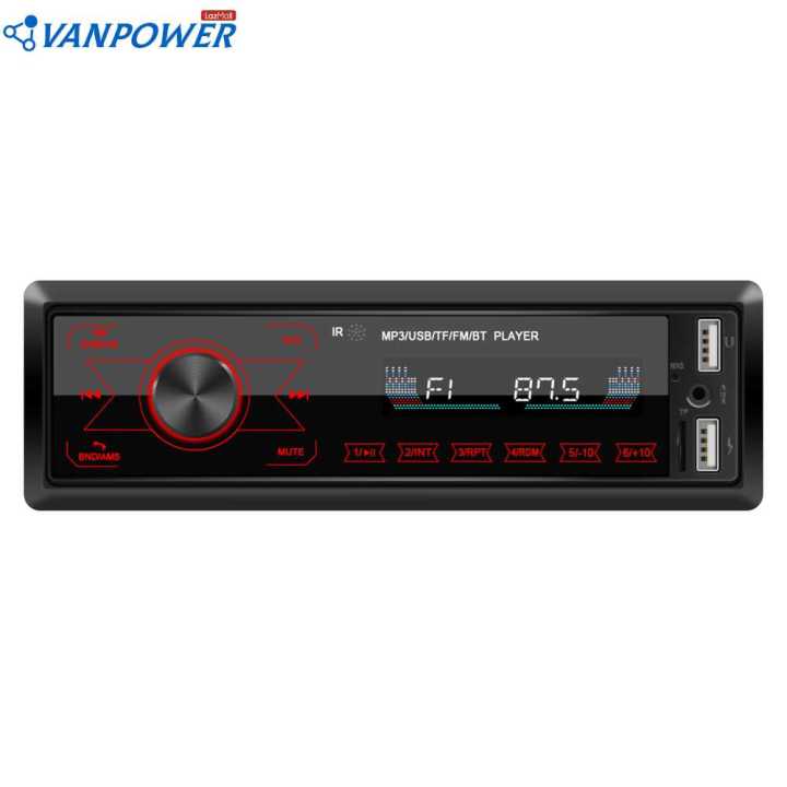 M Din Car Stereo Mp Player In Dash Bluetooth Compatible Aux In