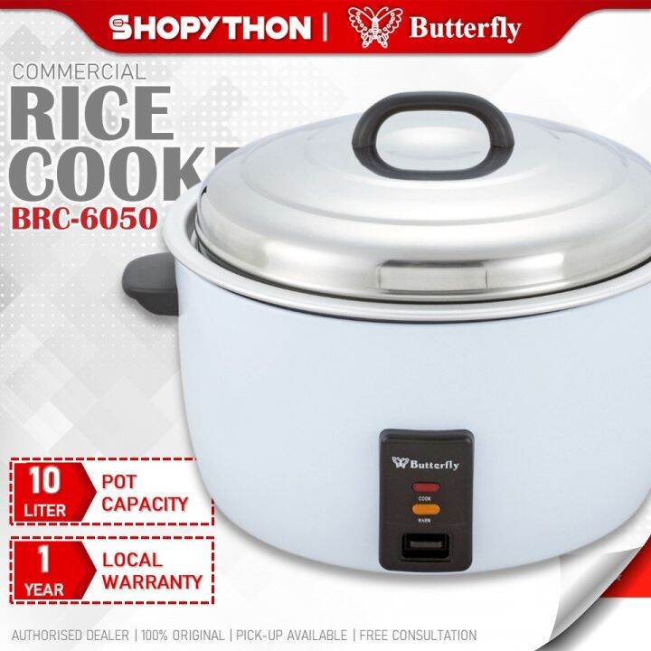 Butterfly Commercial Rice Cooker Brc L W Persons