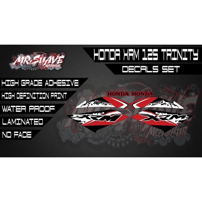 Honda Xrm Trinity Decals Set Lazada Ph