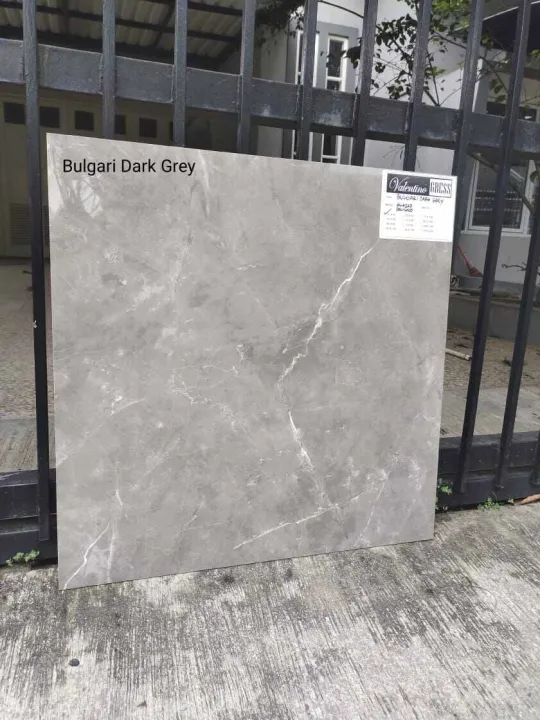 Granite Lantai 60x60 Bulgari Dark Grey Valentino Gress Kw1 Glossy