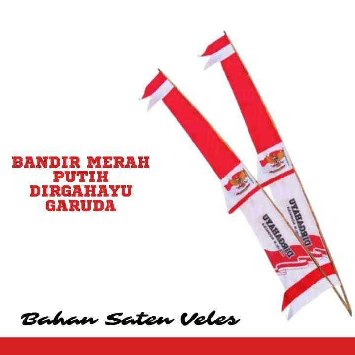 Bendera Bandir Merah Putih Sablon Dirgahayu Garuda Jumbo Lazada Indonesia