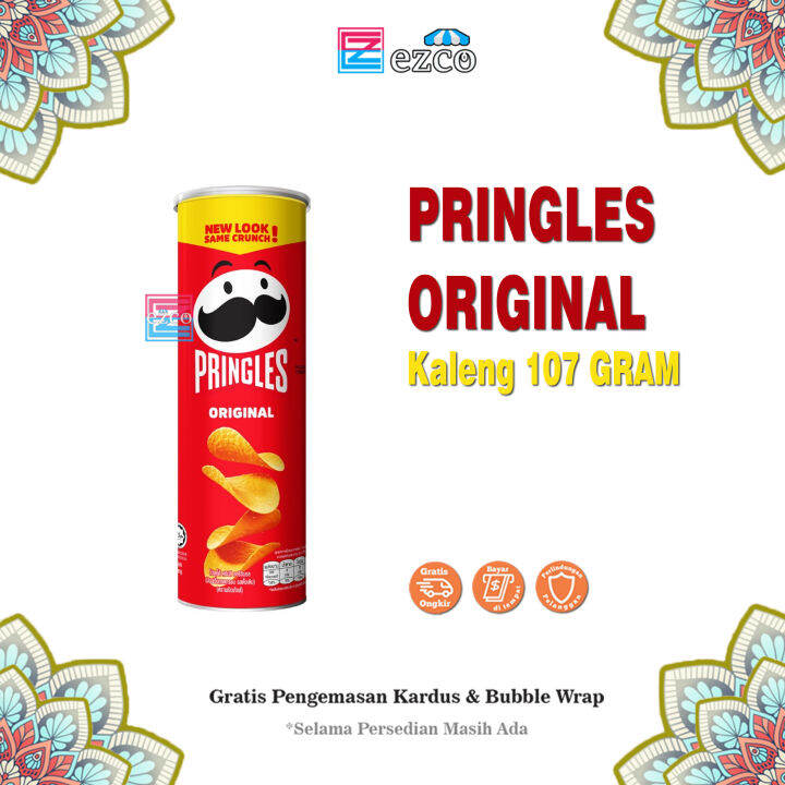 Pringles Original Potato Chips Kaleng Gram Lazada Indonesia