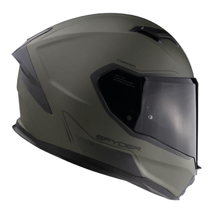 Spyder Full Face Helmet With Dual Visor Corsa Pd S V Free Clear