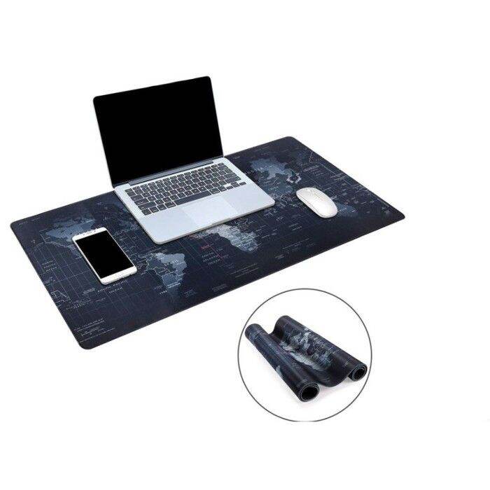 Sale Mouse Pad Gaming Besar Xl Desk Mat Motif Peta Dunia World Map