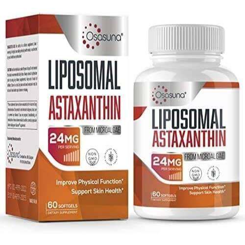 NEW Osasuna Liposomal Astaxanthin 24 MG Supplements 60 Softgels