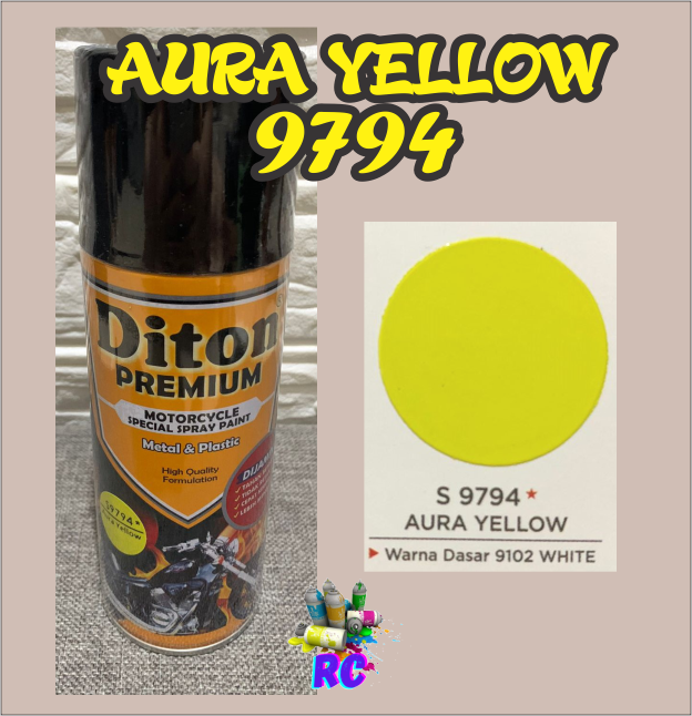 Diton Premium 9794 Aura Yellow Cat Pylox Pilox Semprot 400 Cc Lazada