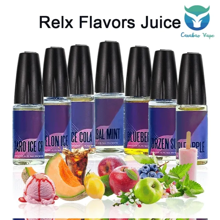 75yunY85 Relx Flavor Nic Salt Vape E Juice 10ml Refill In Any Cartridge