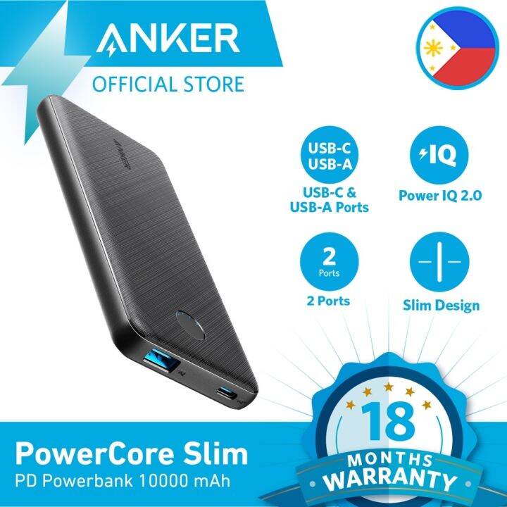 Anker Powercore Slim K Pd Powerbank Portable Charger Mah