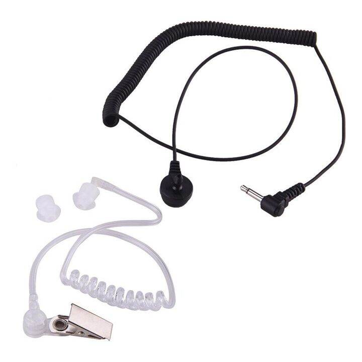 Marsnaska New Mm Covert Mic Acoustic Tube Earpiece Earphone Headset