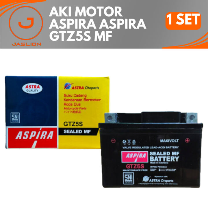 Aki Motor Aspira Gtz S Mf Beat Vario Mio Scoopy Gtz Smf Gtz S Aki