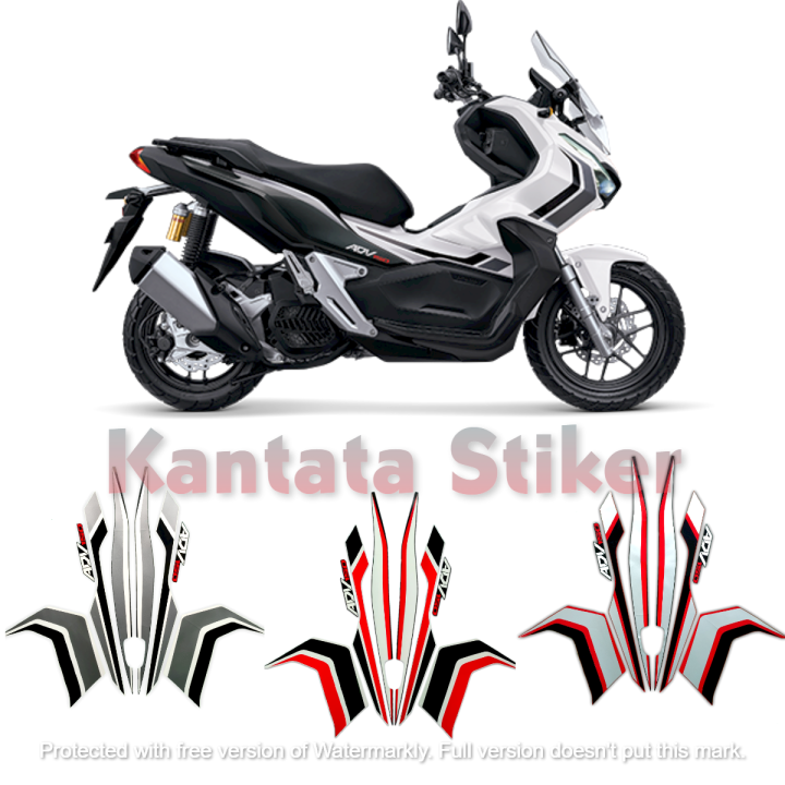 Stiker Striping Lis Les Body Motor Honda Adv Striping Motor