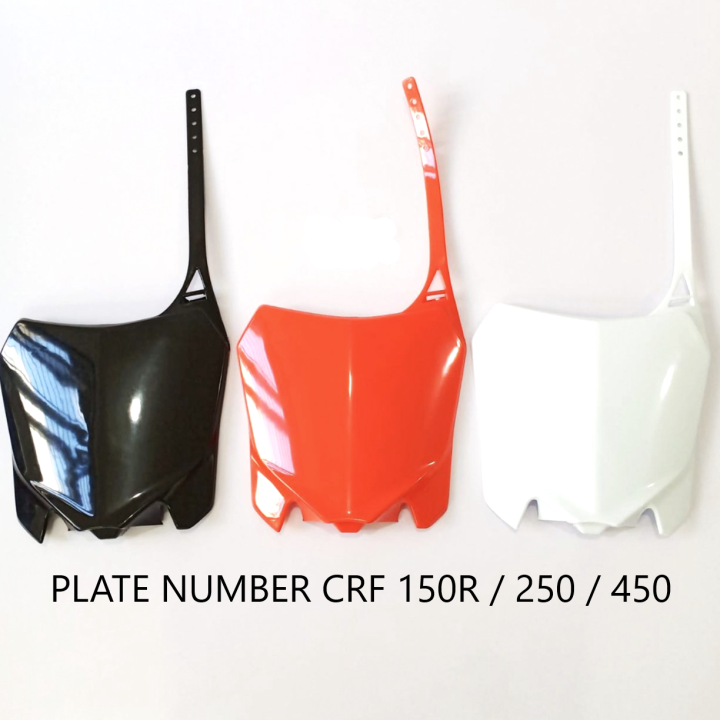 Plat Papan Cover Number Nomor CRF 150R CRF 250 450 PNP CRF KLX DTRACKER