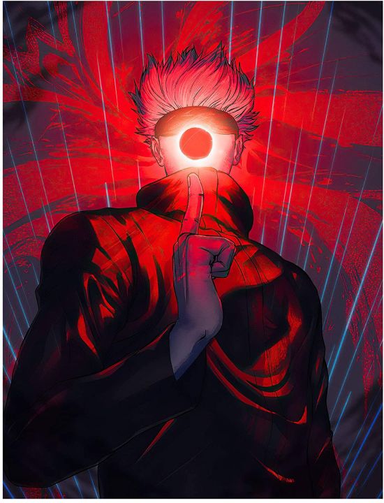 Jujutsu Kaisen Gojo Satoru Cursed Technique Reversal Red Poster Lazada