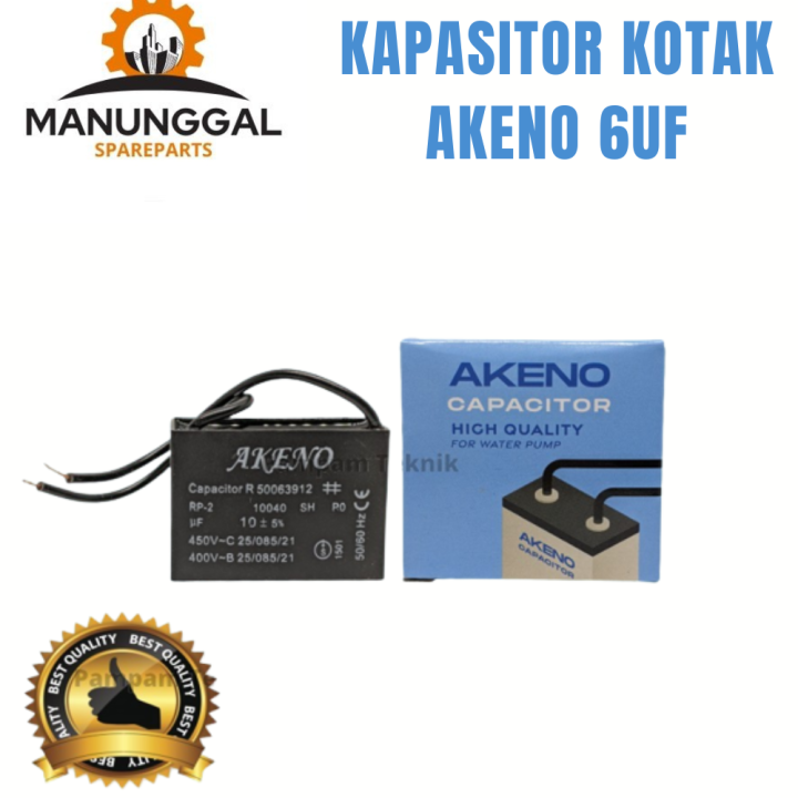 Kapasitor Capacitor Uf Mikro V Akeno Kabel Kotak Kondensor Uf