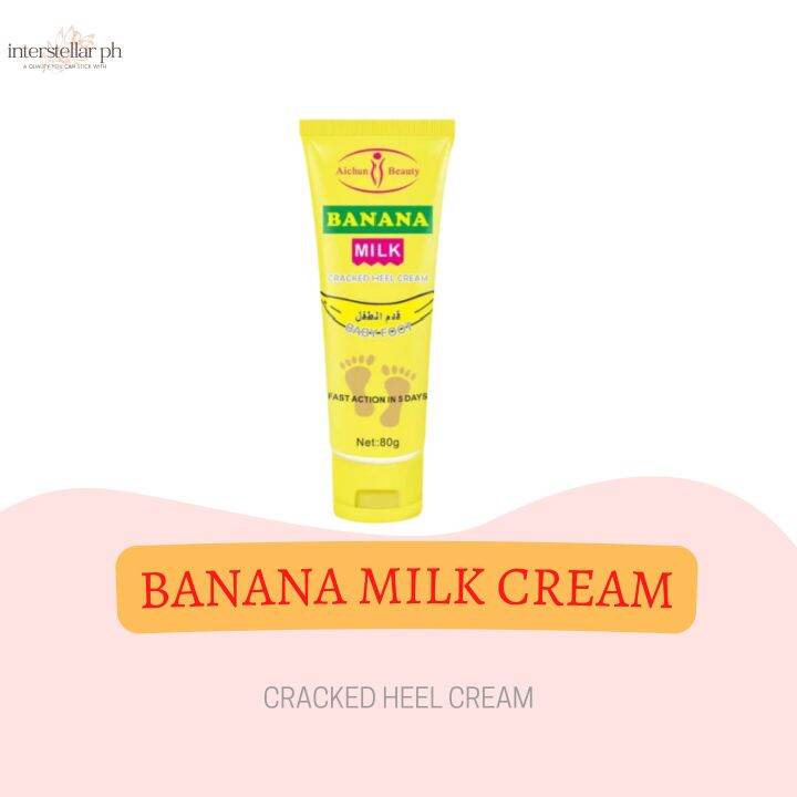 INTERSTELLAR PH Banana Milk Aichun Foot Cream For Cracked Heels Foot