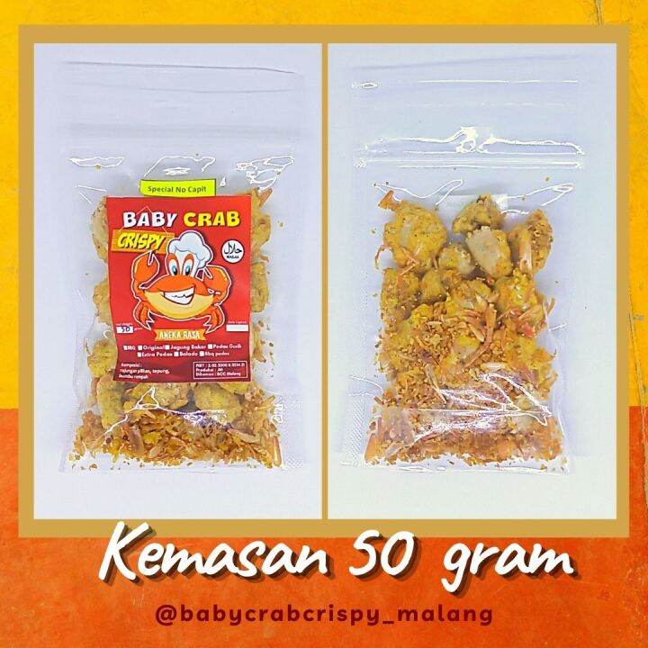 Special No Capit Lauk Praktis Camilan Baby Crab Crispy Kepiting