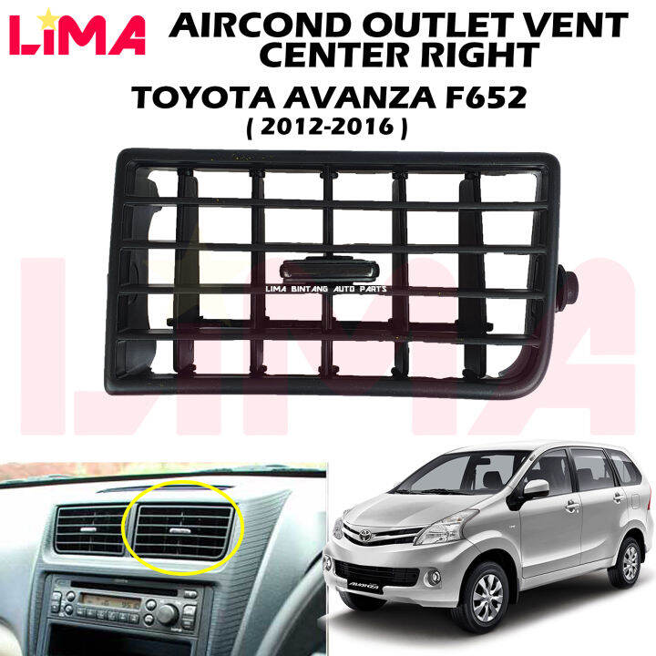 TOYOTA AVANZA F652 AIRCOND OUTLET AIR COND VENT CENTER RIGHT ORIGINAL