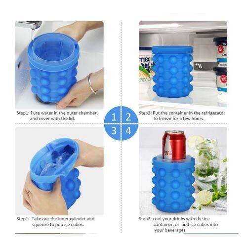 ICE CUBE MAKER GENIE The Revolutionary Space Saving Lazada PH