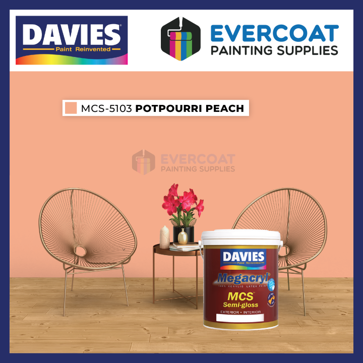 Davies Paints Megacryl Semi Gloss Liters Peaches Oranges Lazada Ph