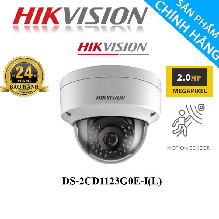 Camera Hikvision IP 2Mp DS 2CD1123G0E I L Bán Cầu Ốp Trần Có POE