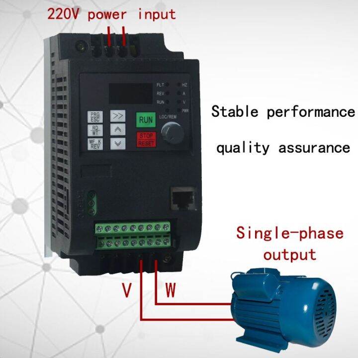 Vfd Inverter Kw Kw Frequency Converter Ph V Input And V