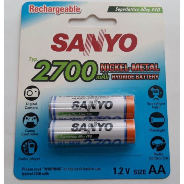 Original Sanyo Aa Rechargeable Battery Mah Lazada Ph