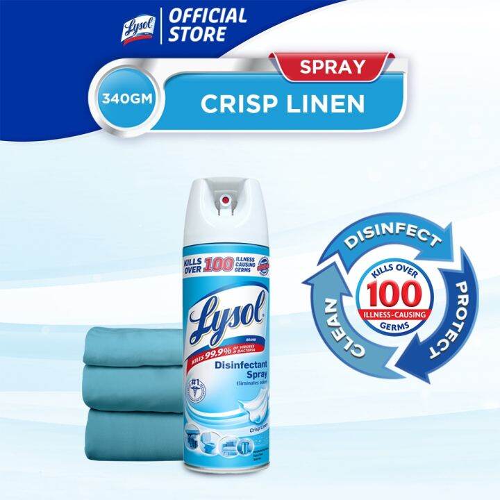 Lysol Disinfectant Spray Crisp Linen G Lazada Ph