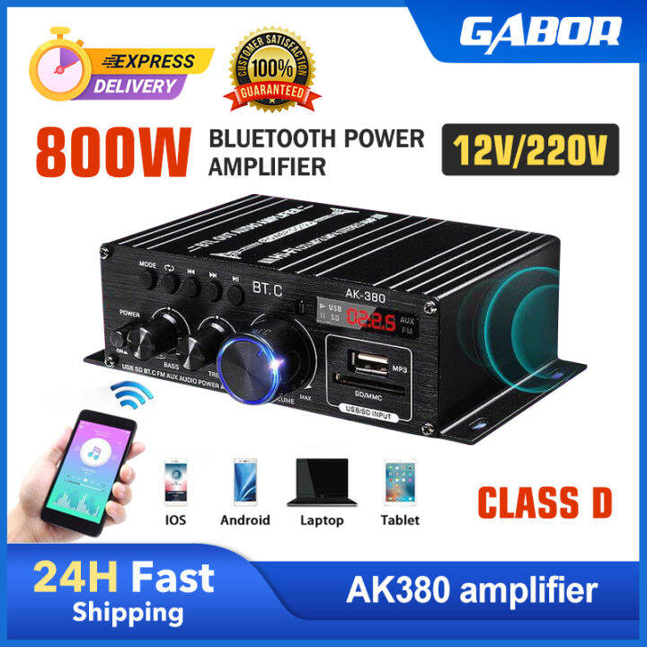 Ak W V Home Car Hifi Power Amplifier Stereo Bass Audio