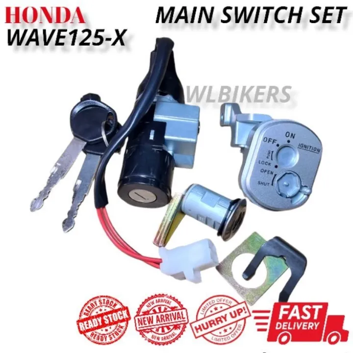 HONDA WAVE125X WAVE125 X WAVE125 X ULTIMO MAIN SWITCH SET FULL SET